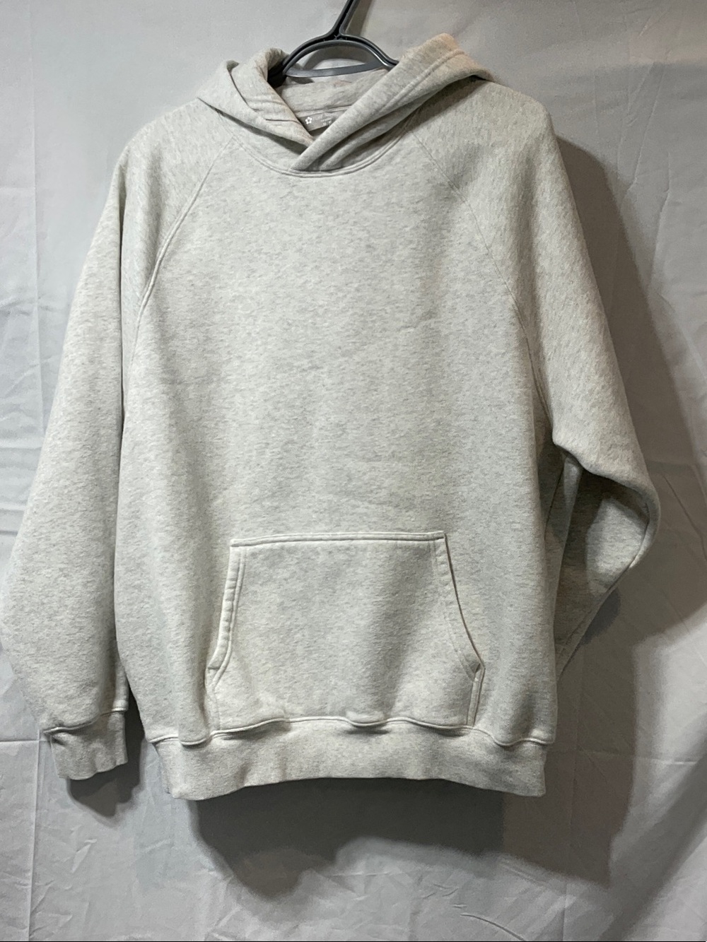 Tuff Athletics Light Gray Women's Hooded Pullover Sweatshirt